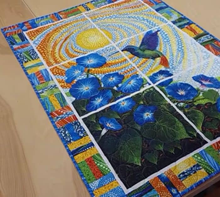 How to Sew a Panel Quilt