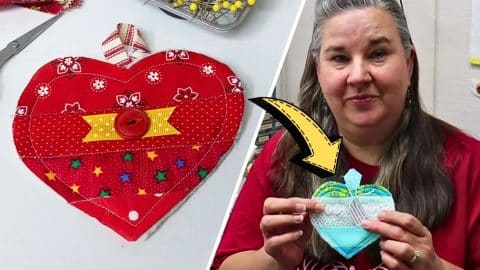 How to Sew a Simple Quilted Heart | DIY Joy Projects and Crafts Ideas