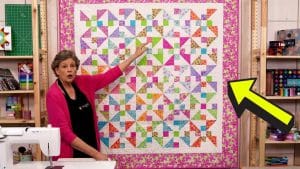 Learn How to Make a Pinwheel Frolic Quilt w/ Jenny Doan