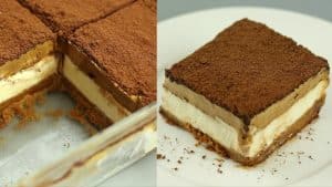 No-Bake Coffee Cream Cake