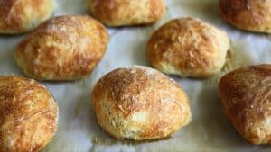 No-Knead Crusty Rolls With Just 4 Ingredients