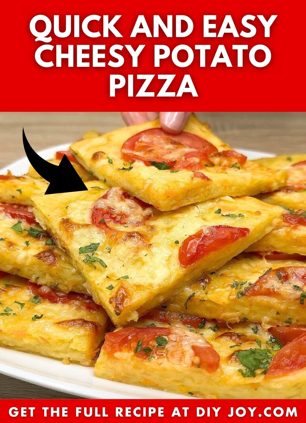 Quick and Easy Cheese Potato Pizza