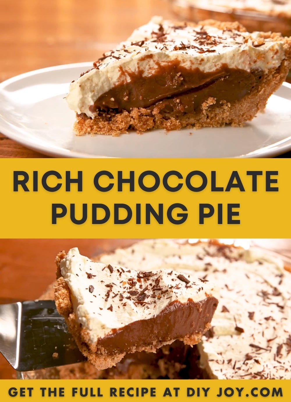 Rich Chocolate Pudding Pie