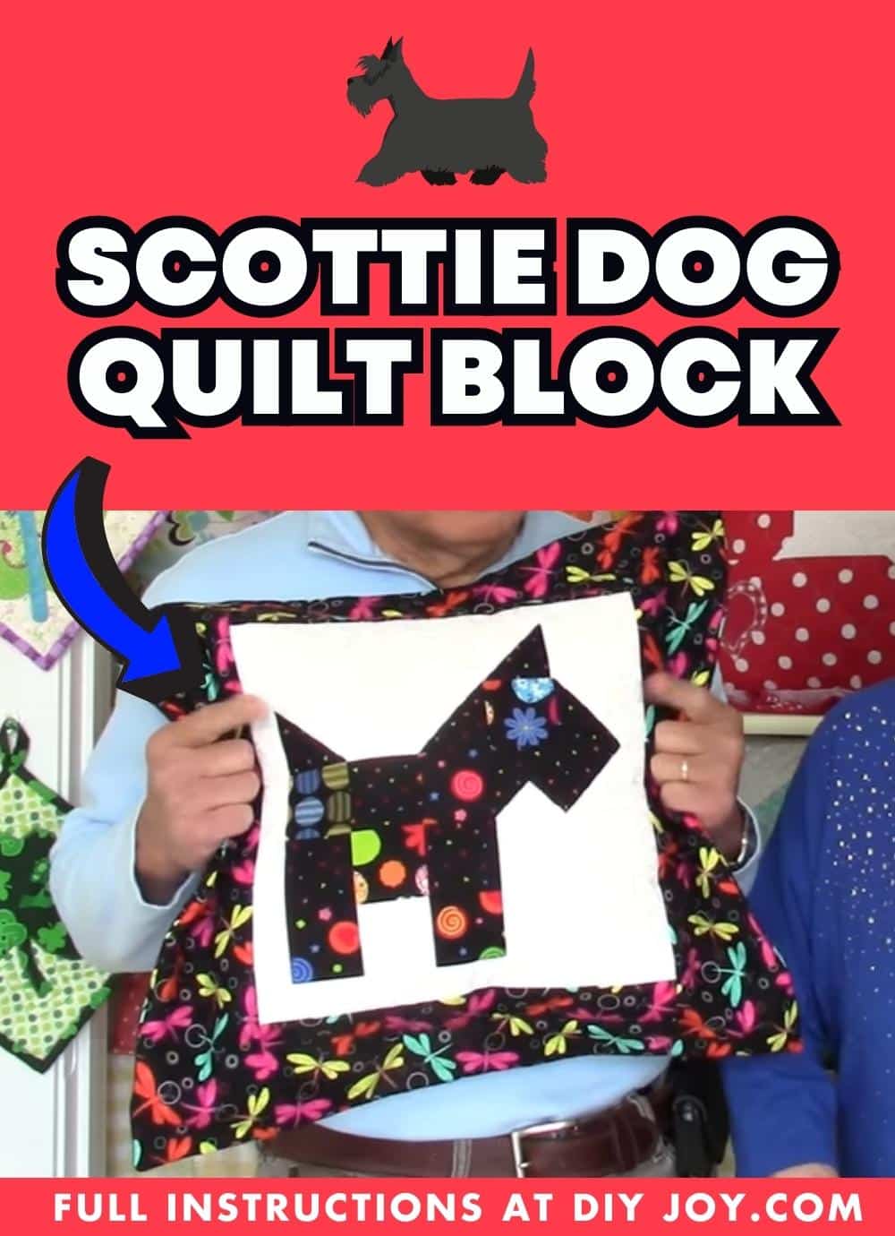 Scottie Dog Quilt Block