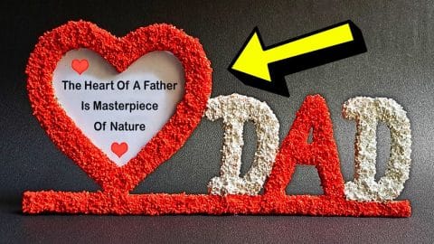 Simple Handmade DIY Father’s Day Photo Frame Gift Idea | DIY Joy Projects and Crafts Ideas