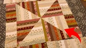 Speedy Quilt Using Jelly Roll Fabric Strips