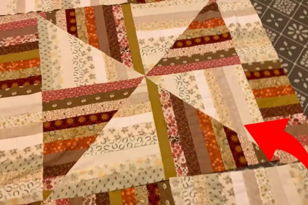 Speedy Quilt Using Jelly Roll Fabric Strips