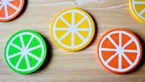 Super Easy DIY Citrus Slice Coaster Set Tutorial