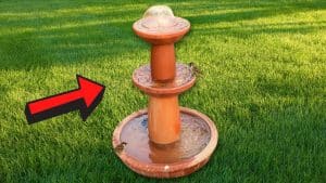 Super Easy DIY Water Fountain Using Terracotta Saucers