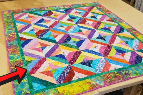Tea Time Quilt Using 2 12 Strips