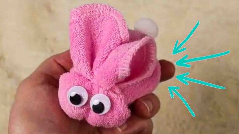 DIY Washcloth Bunnies Tutorial | DIY Joy Projects and Crafts Ideas