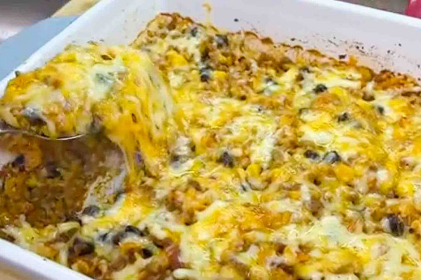 Easy Ground Beef and Rice Casserole Recipe