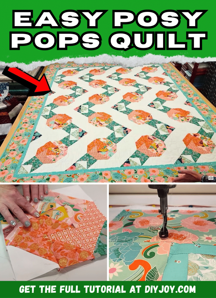 How to Sew a Posy Pops Quilt