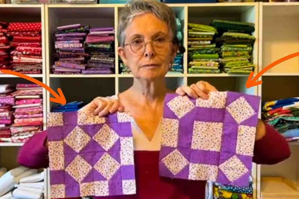 Kitchen Tile Quilt Block Tutorial