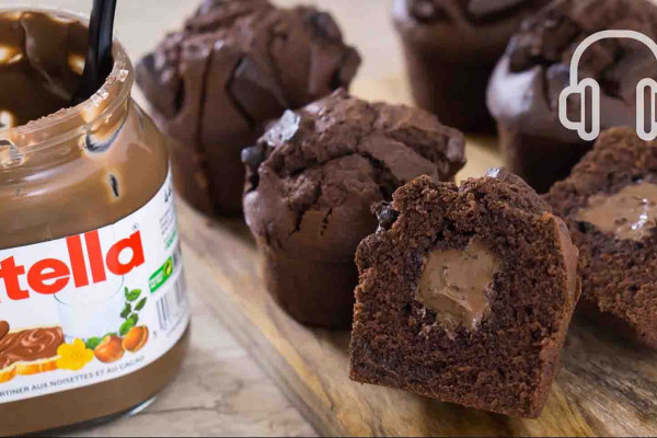 Nutella Chocolate Muffins Recipe