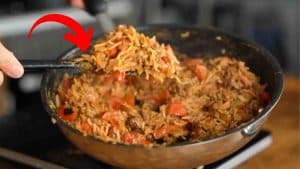 Texas Style Beef & Rice Recipe