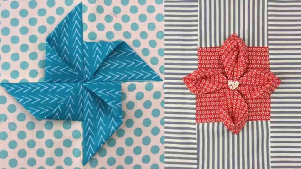 2 Origami Quilt Blocks Tutorial