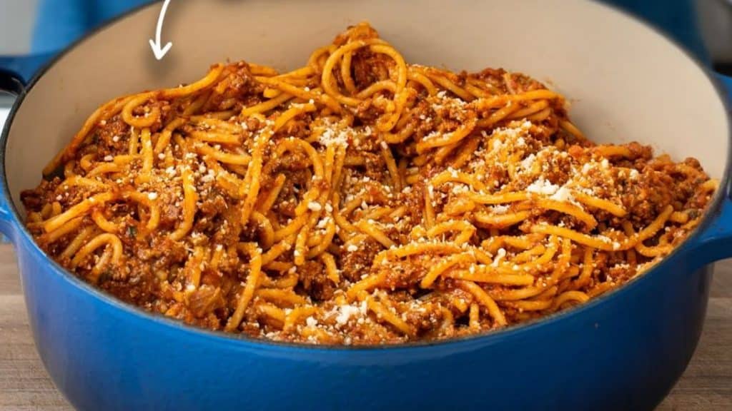 25-Minute Spaghetti and Meat Sauce