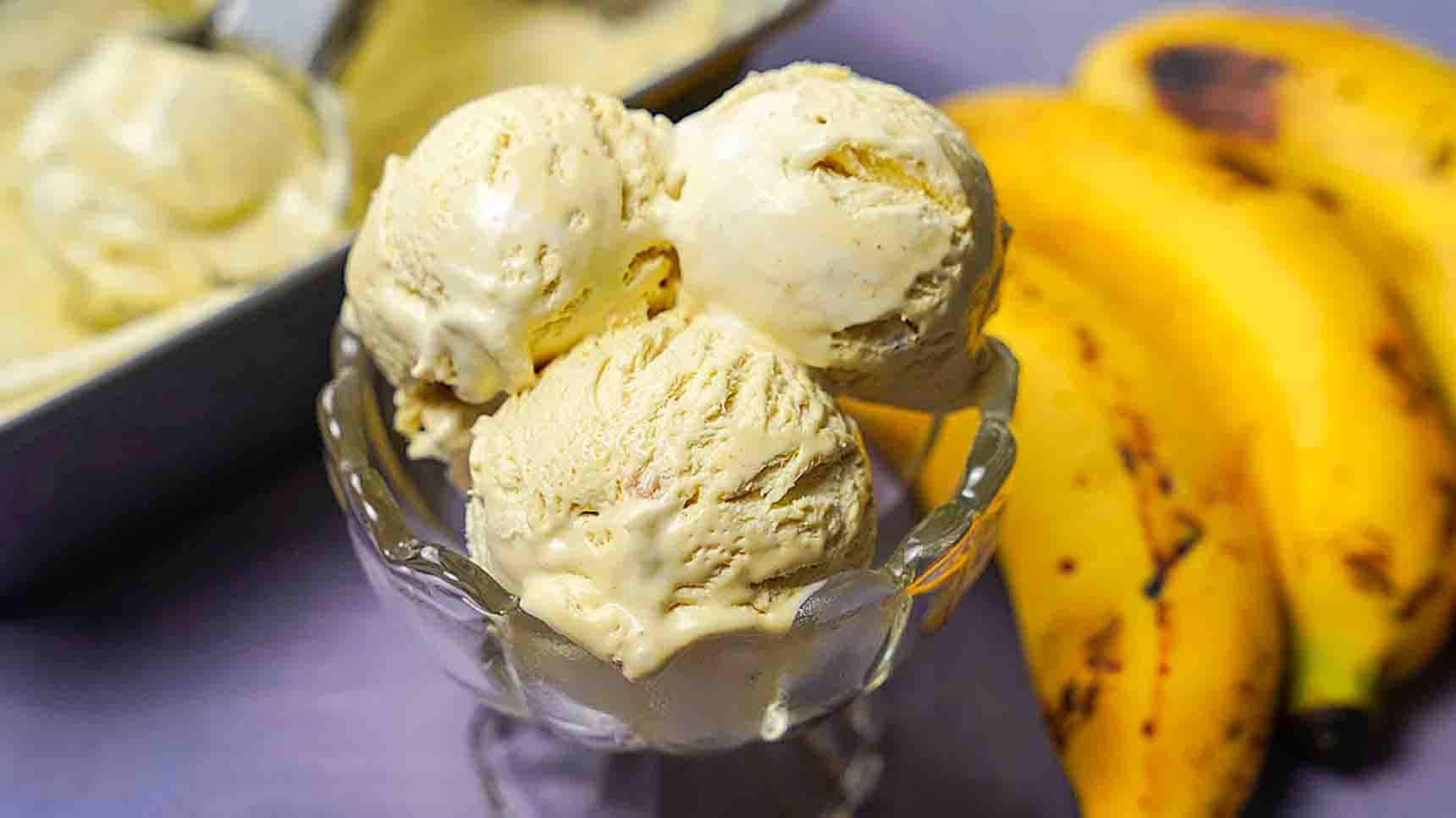 3Ingredient Homemade Banana Ice Cream Recipe