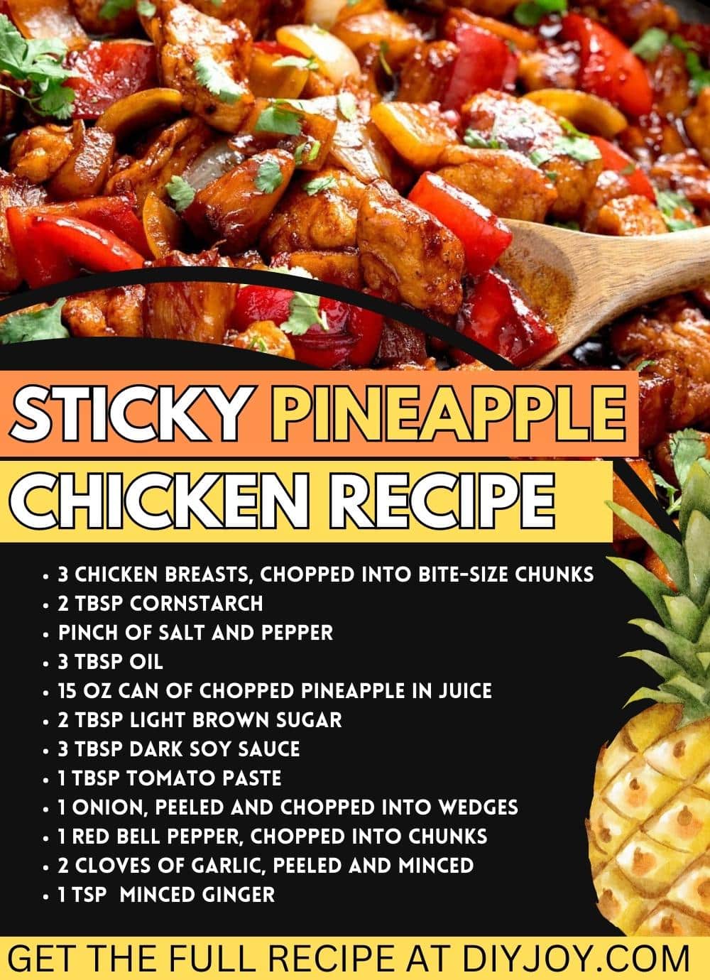 30-Minute Sticky Pineapple Chicken Recipe