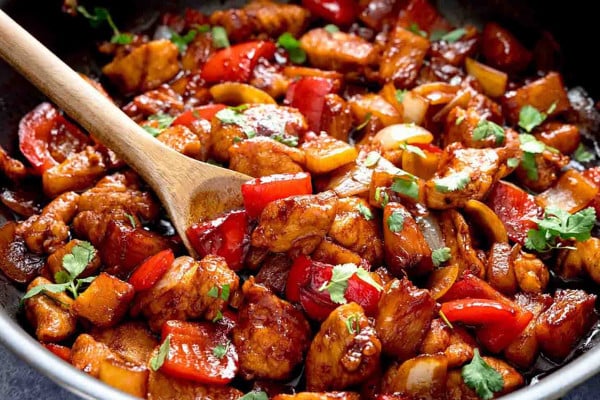 30-Minute Sticky Pineapple Chicken Recipe