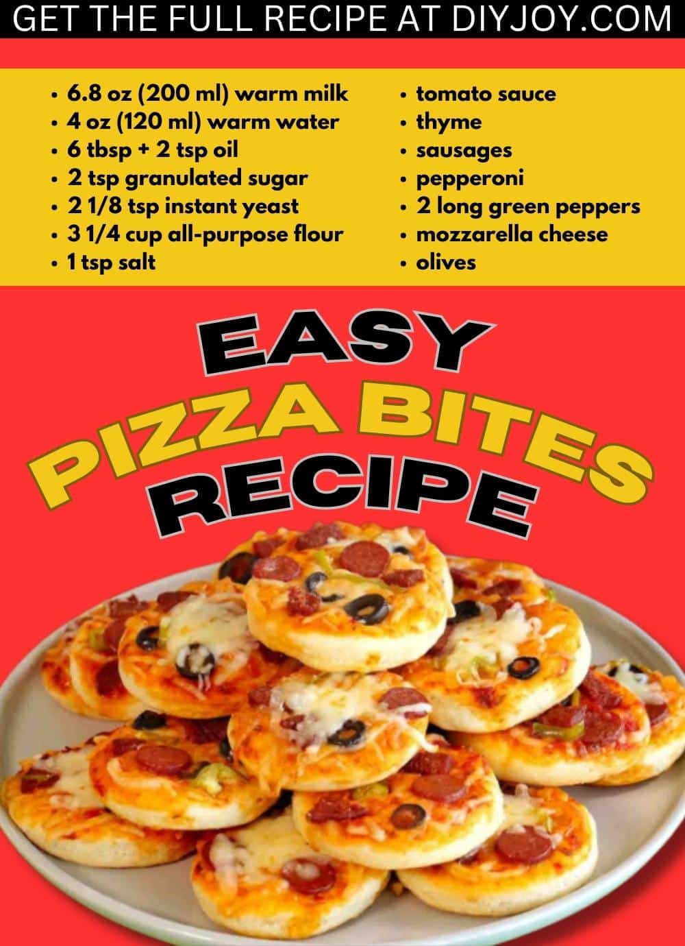 Easy Pizza Bites Recipe 9234