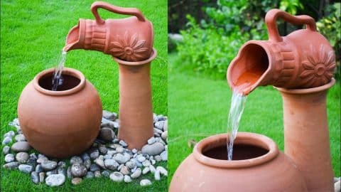 Amazing Outdoor Waterfall DIY | DIY Joy Projects and Crafts Ideas