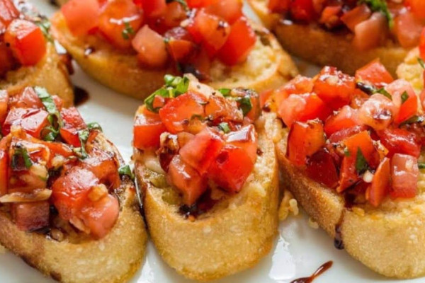Authentic Italian Tomato Bruschetta