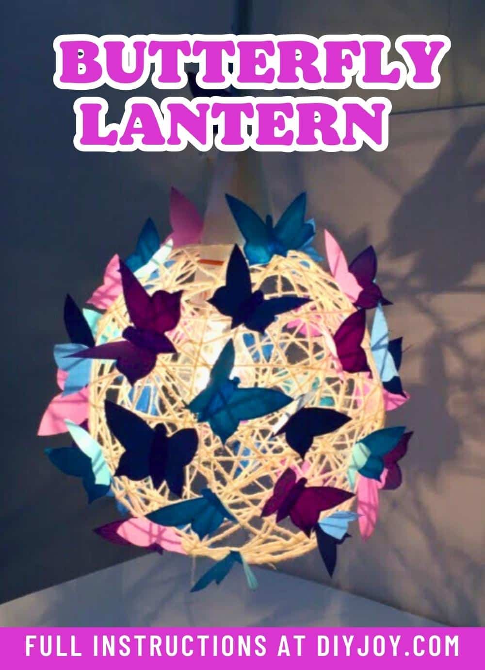 Paper Butterfly Lantern - Salt Lick Lessons