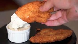 Crispy Chicken Tenders with Homemade Ranch Recipe