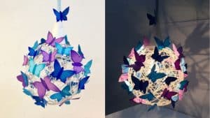 DIY Butterfly Lantern