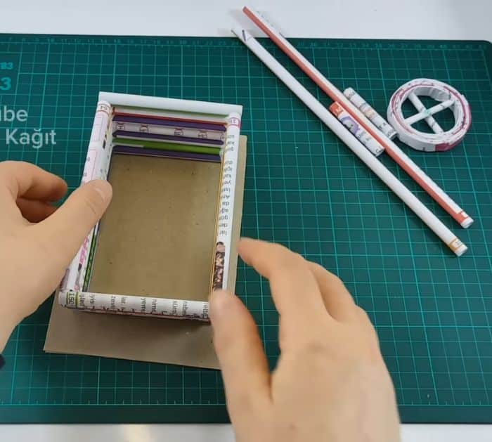 DIY Mini Wheelbarrow Decor Using Paper Materials