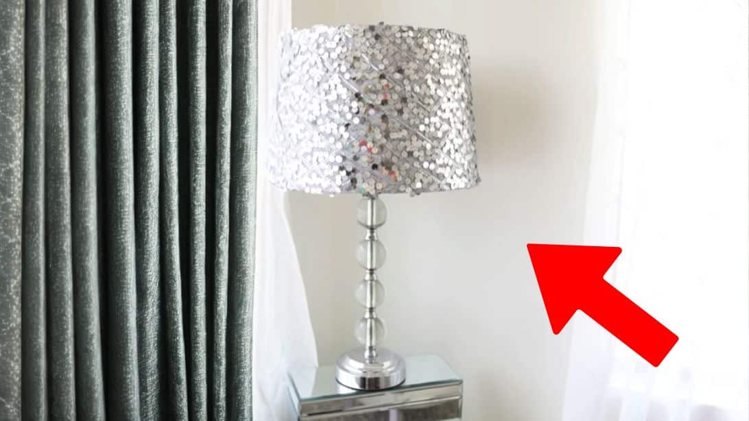 DIY Sequin Lampshade | DIY Joy Projects and Crafts Ideas