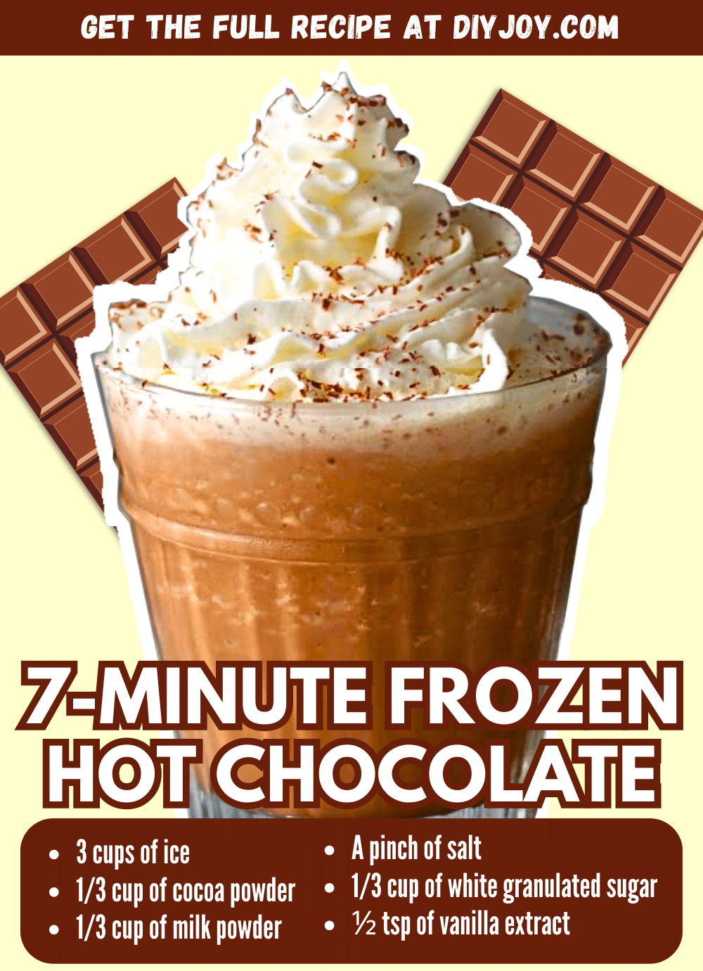 Easy 7-Minute Frozen Hot Chocolate Recipe