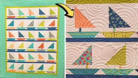 Easy Boat Sail Quilt Block Tutorial | DIY Joy Projects and Crafts Ideas
