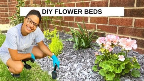 Easy Budget-Friendly Flower Bed Tutorial for Beginners | DIY Joy Projects and Crafts Ideas