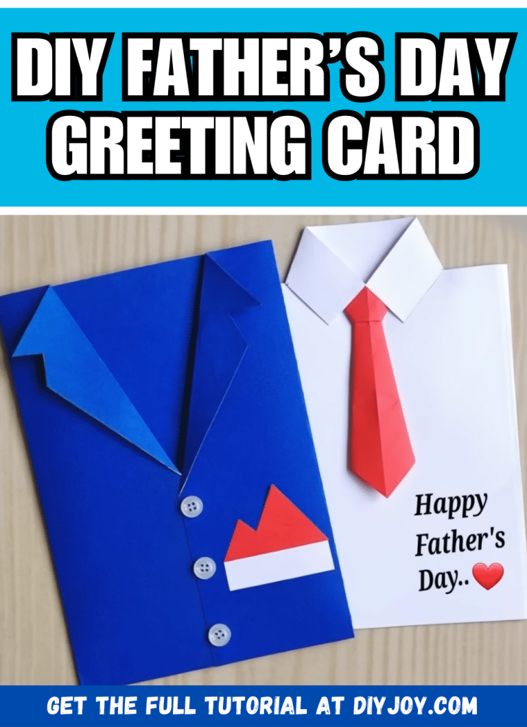 Easy Diy Father's Day Greeting Card Tutorial