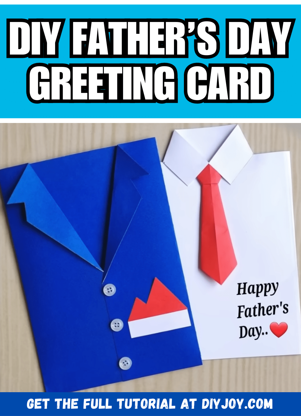 Easy DIY Father’s Day Greeting Card Tutorial