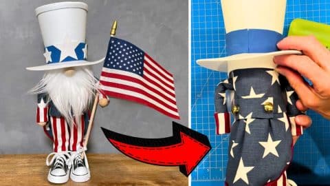 Easy DIY Patriotic Gnome Tutorial | DIY Joy Projects and Crafts Ideas