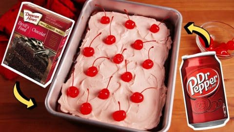 Easy Dr. Pepper Poke Cake Recipe | DIY Joy Projects and Crafts Ideas