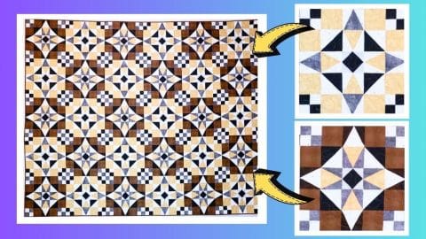 Easy Making Waves Quilt Tutorial (with Free Pattern) | DIY Joy Projects and Crafts Ideas