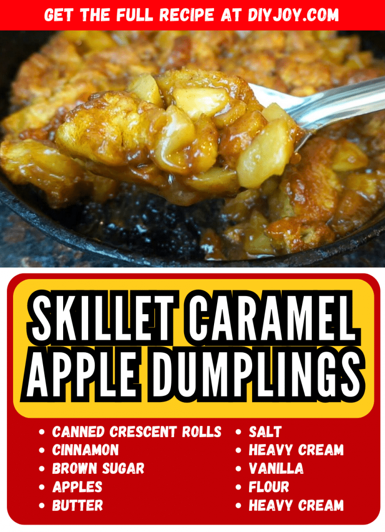 Easy Skillet Caramel Apple Dumplings Recipe
