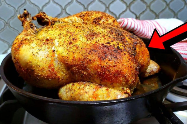 Easy Skillet Roasted Chicken Recipe for Beginners!