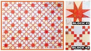 Easy Star Rings Quilt Tutorial (with Free Pattern)