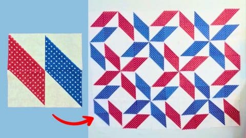 Easy Summer Fireworks Quilt | DIY Joy Projects and Crafts Ideas