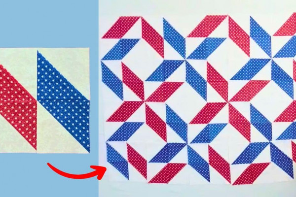 Easy Summer Fireworks Quilt
