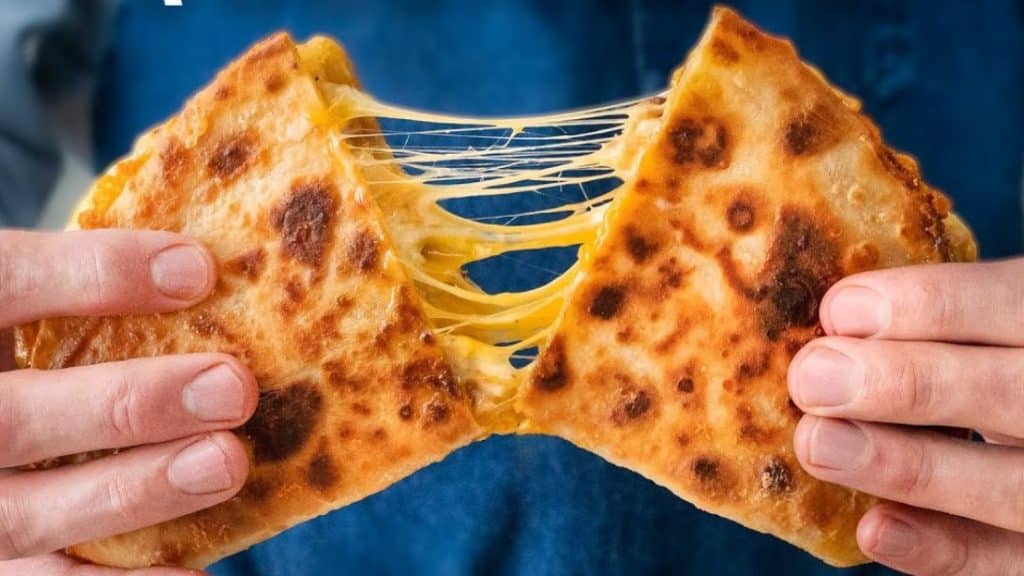 Homemade Cheesy Chicken Quesadilla