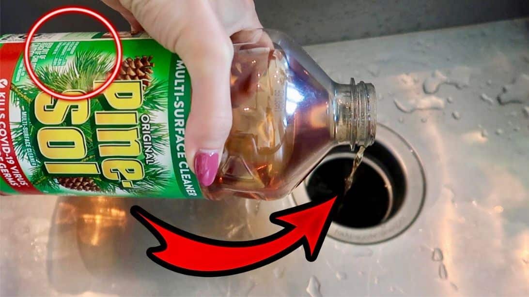 How To Clean Stinky Kitchen Sink Using Pine Sol 