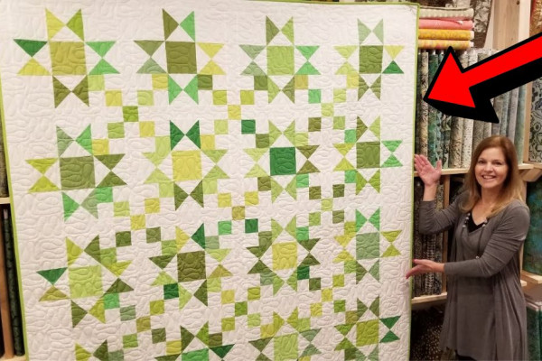 How to Make Stars & 4 Patches Quilt