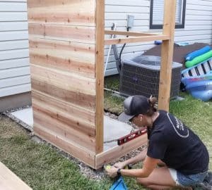 How to Make an Outdoor Shower - DIY Joy